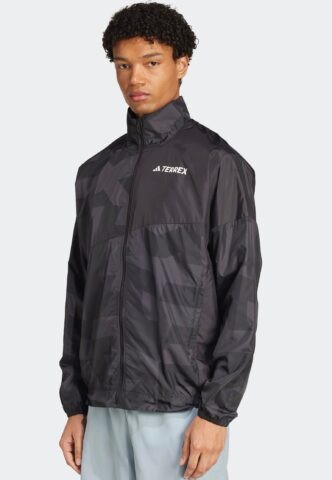 Adidas – Terrex Multi Printed Black/Carbon – Windbreaker – Schwarz – XL – gid://shopify/Metaobject/68981162221