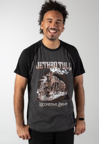 Jethro Tull – Locomotive Breath – T-Shirt – Grau – S – 60% Baumwolle, 40% Polyester