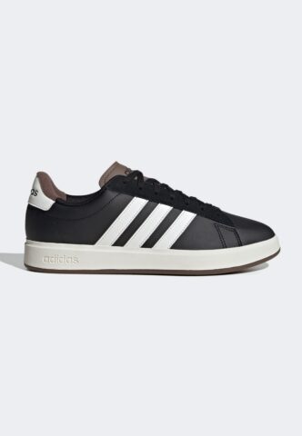 Adidas – Grand Court 2.0 Cblack/Owhite/Earstr – Schuhe – Schwarz – EU 44 – Leather/Textile/Gummi