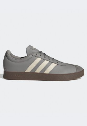 Adidas – Vl Court Base Chsogr/Alumin/Grefou – Schuhe – Grau – EU 45 1/3 – Synthetic/Textile/Gummi