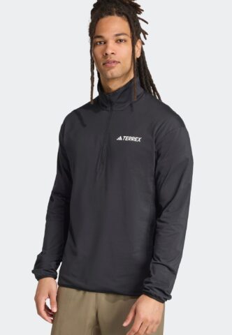 Adidas – Terrex Multi Climawarm Half Zip Tech Black – Jacke – Schwarz – L – 80% Polyester, 20% Elastan