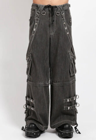 Tripp NYC – Crypt Black Denim – Jeans – Schwarz – XS – 100% Baumwolle