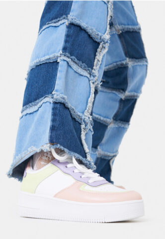Koi Footwear – Pastel Burst Platform Multi – Girl Schuhe – Mehrfarbig – EU 37 – Synthetic/Textile/Gummi