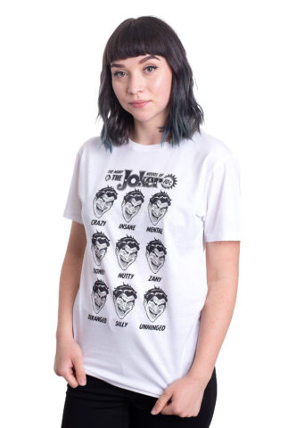Joker – Many Moods Of Joker White – T-Shirt – Weiß – S – 100% Baumwolle
