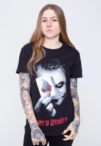Joker – Why So Serious – T-Shirt – Schwarz – M – 100% Baumwolle