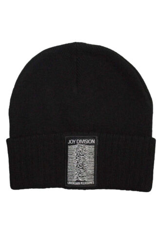 Joy Division – Unknow Pleasures – Beanie – Schwarz – Onesize – 100% Polyacryl