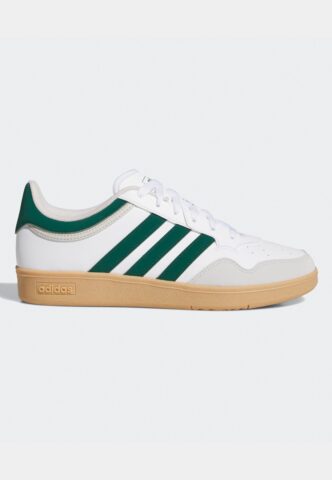 Adidas – Hoops 4.0 Ftwwht/Cgreen/Gum3 – Schuhe – Weiß – EU 47 1/3 – Synthetic/Textile/Gummi