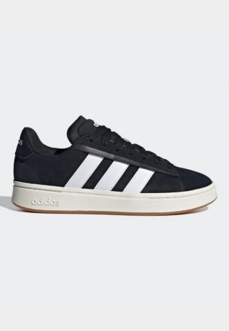 Adidas – Grand Court Alpha 0 Cblack/Ftwwht/Gum10 – Schuhe – Schwarz – EU 42 2/3 – Textile, Leather/Textile/Gummi
