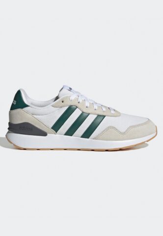 Adidas – Run 60s 4.0 Ftwwht/Cgreen/Greone – Schuhe – Weiß – EU 46 – Textile, Leather/Textile/Gummi