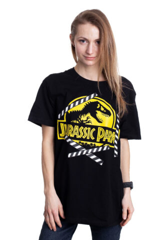 Jurassic Park – Logo – T-Shirt – Schwarz – XXL – 100% Baumwolle