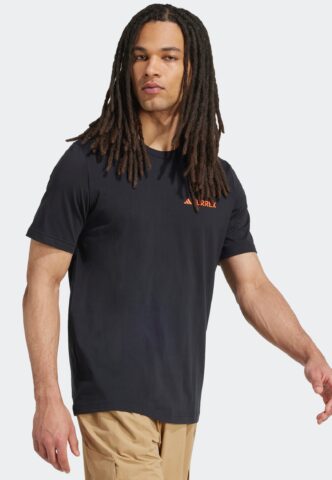 Adidas – Terrex Mountain Black/Seimor – T-Shirt – Schwarz – S – 100% Baumwolle