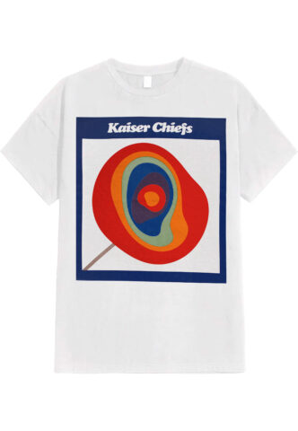 Kaiser Chiefs – Lollipop White – T-Shirt – Weiß – M – 100% Baumwolle