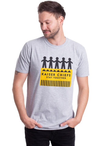 Kaiser Chiefs – Paper Dolls Grey – T-Shirt – Grau – S – 100% Baumwolle,Jersey