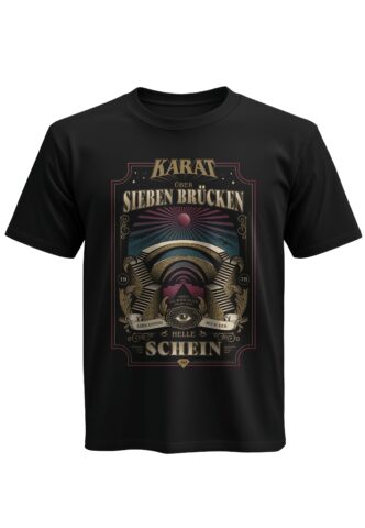 Karat – Sieben Brücken – T-Shirt – Schwarz – M – 100% Baumwolle