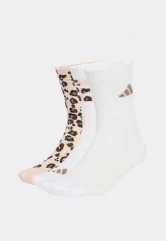 Adidas – Leo Graphic Pack Of 3 Crystal Linen/Khaki Six/Dark Brown – Socken – Braun – XS – gid://shopify/Metaobject/236057526509