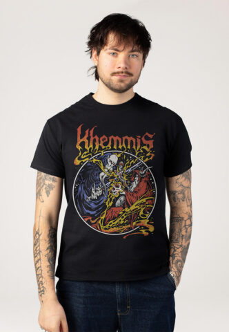Khemmis – Duelling WIzzards – T-Shirt – Schwarz – L – 100% Baumwolle