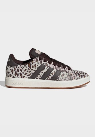 Adidas – Grand Court Base 00 Crli/Auco/Cwhite – Girl Schuhe – Braun – EU 36 2/3 – Textile, Leather/Textile/Gummi