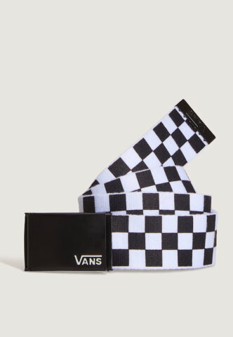 Vans – Deppster II Web Checkerboard Black/White – Gürtel – Schwarz – Onesize – 100% Polyester