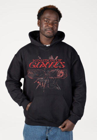 Kingdom Of Giants – Death Is Always – Hoodie – Schwarz – 3XL – 80% Baumwolle, 20% Polyester