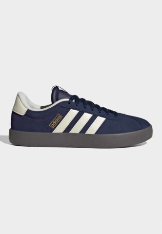 Adidas – VL Court 3.0 Night Indigo/Cream White/Charcoal – Schuhe – Blau – EU 47 1/3 – Textile, Leather/Textile/Gummi