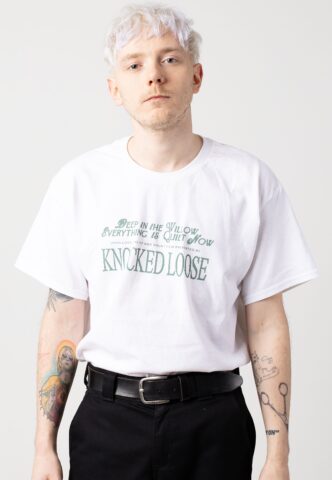 Knocked Loose – Visited By Death Again White – T-Shirt – Weiß – 3XL – 100% Baumwolle