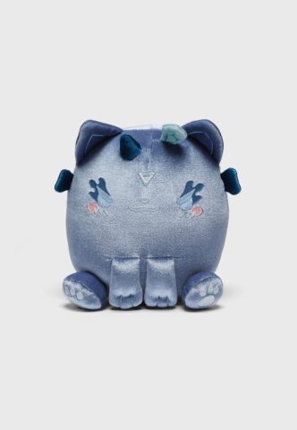 Killstar – Kreepy Kuties Element Cats Water – Plüschtier – Blau – Onesize – 92% Polyester, 8% Elasthan