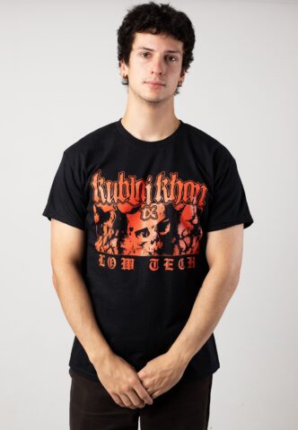 Kublai Khan – Low Tech – T-Shirt – Schwarz – L – 100% Baumwolle