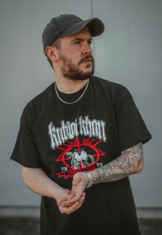 Kublai Khan – Crosshairs – T-Shirt – Schwarz – XXL – 100% Baumwolle