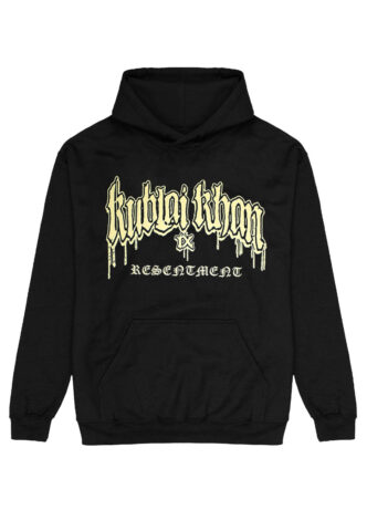 Kublai Khan – Resentment – Hoodie – Schwarz – S – 50% Baumwolle, 50% Polyester