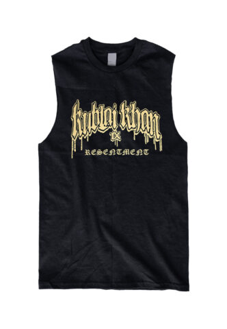 Kublai Khan – Resentment – Sleeveless – Schwarz – L – 100% Baumwolle
