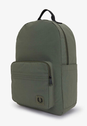 Fred Perry – Nylon Badge Laurel Wreath Green – Rucksack – Grün – Onesize – 100% Polyamid
