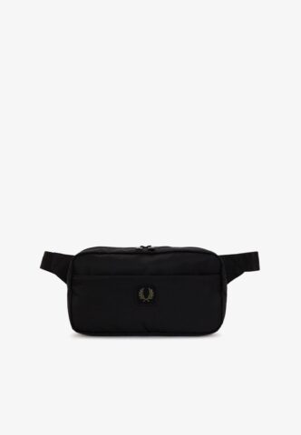 Fred Perry – Crinkle Nylon Black – Crossbody Bag – Schwarz – Onesize – gid://shopify/Metaobject/162629648621