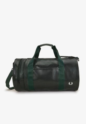 Fred Perry – Tonal Classic Barrel Night Green – Dufflebag – Grün – Onesize – gid://shopify/Metaobject/68981162221