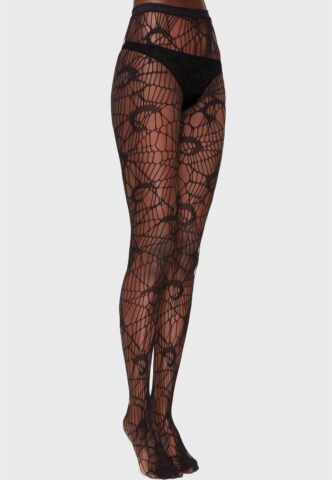 Killstar x Kihilist – Lamenthia Black – Strumpfhosen – Schwarz – L/XL – gid://shopify/Metaobject/55958765805