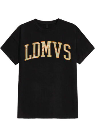 Landmvrks – Camo College – T-Shirt – Schwarz – XL – 100% Baumwolle