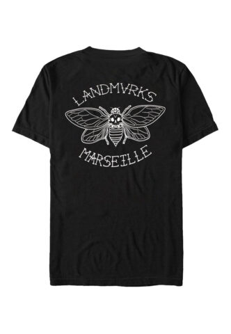 Landmvrks – Cicada Marseille – T-Shirt – Schwarz – XXL – 100% Baumwolle,Jersey