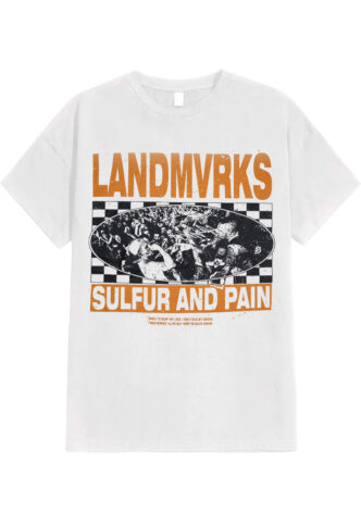 Landmvrks – Sulfur White – T-Shirt – Weiß – XXL – 100% Baumwolle