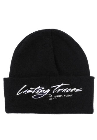Lasting Traces – Logo – Beanie – Schwarz – Onesize – 100% Polyacryl