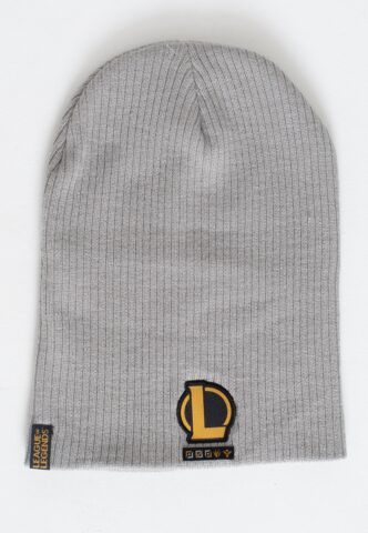 League Of Legends – Logo – Beanie – Grau – Onesize – 100% Polyacryl