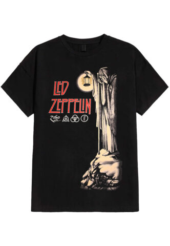 Led Zeppelin – Hermit – T-Shirt – Schwarz – M – 100% Baumwolle