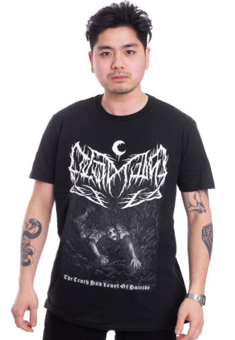 Leviathan – Tenth Sublevel Of Suicide – T-Shirt – Schwarz – S – 100% Baumwolle