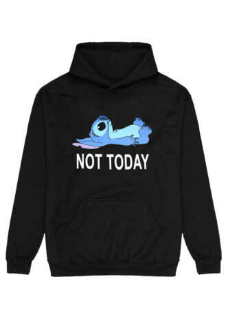 Lilo & Stitch – Not Today – Hoodie – Schwarz – XXL – 80% Baumwolle, 20% Polyester,Schweiß