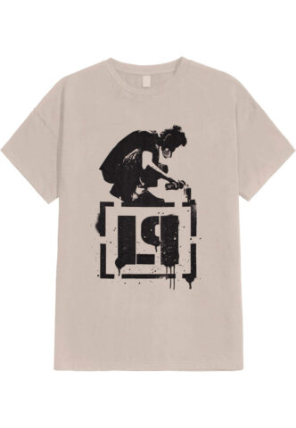 Linkin Park – Meteora Sand – T-Shirt – Beige – S – 100% Baumwolle