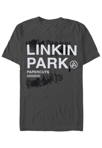 Linkin Park – Papercuts Charcoal – T-Shirt – Grau – L – 100% Baumwolle