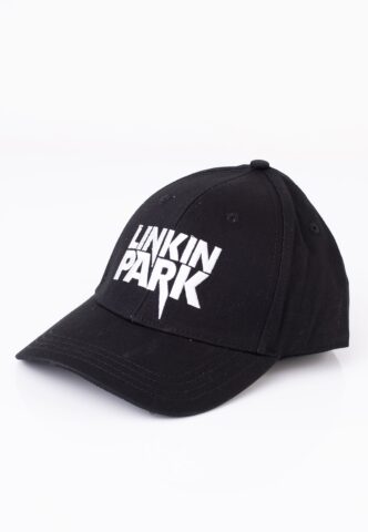 Linkin Park – White Logo – Cap – Schwarz – Onesize – 100% Baumwolle