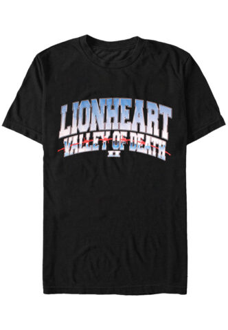 Lionheart – Collegiate Chrome Valley Of Death II – T-Shirt – Schwarz – 3XL – 100% Baumwolle