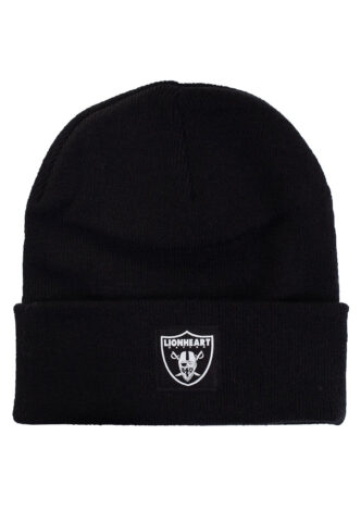 Lionheart – Nation Black – Beanie – Schwarz – Onesize – 100% Polyacryl