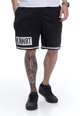 Lionheart – No Peace Striped – Shorts – Schwarz – M – 100% Polyester