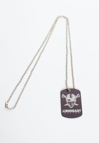 Lionheart – Raider Black – Dog Tag – Schwarz – Onesize – Rostfreier Stahl