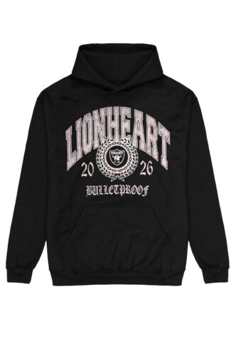 Lionheart – Raiders Crest Team – Hoodie – Schwarz – 3XL – 50% Baumwolle, 50% Polyester